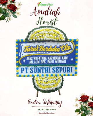 Papan Bunga Duka di Nabire Barat