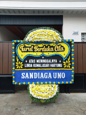 Papan Bunga Duka di Nabire Barat